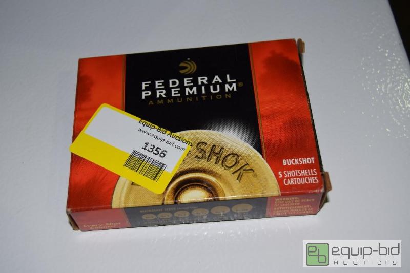 lot 1356 image: 5 rounds 12ga...