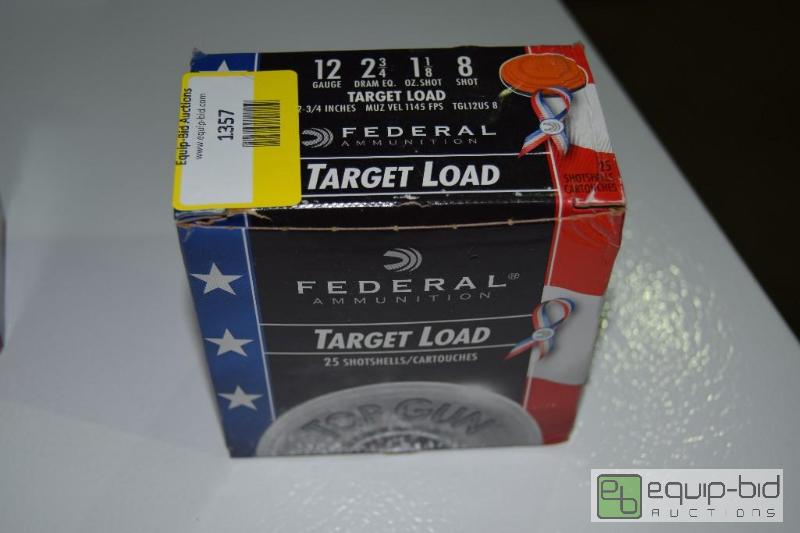 lot 1357 image: 25 rounds 12ga...