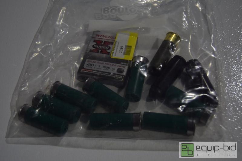 lot 1359 image: 11 rounds 12ga 5 rounds 410 deer slug...