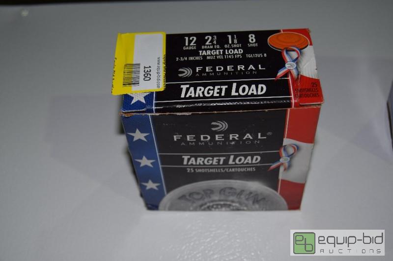 lot 1360 image: 25 rounds 12ga...