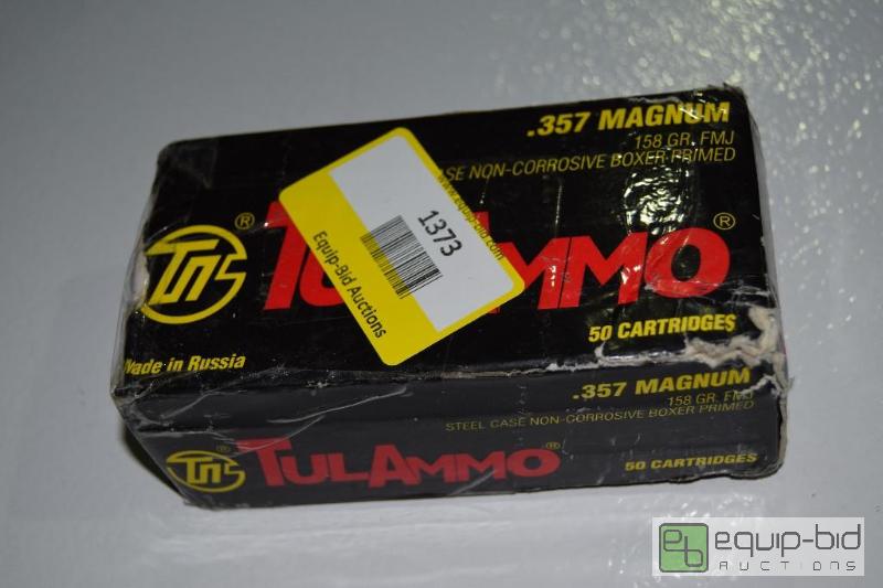 lot 1373 image: 50 rounds of .357 Magnum...