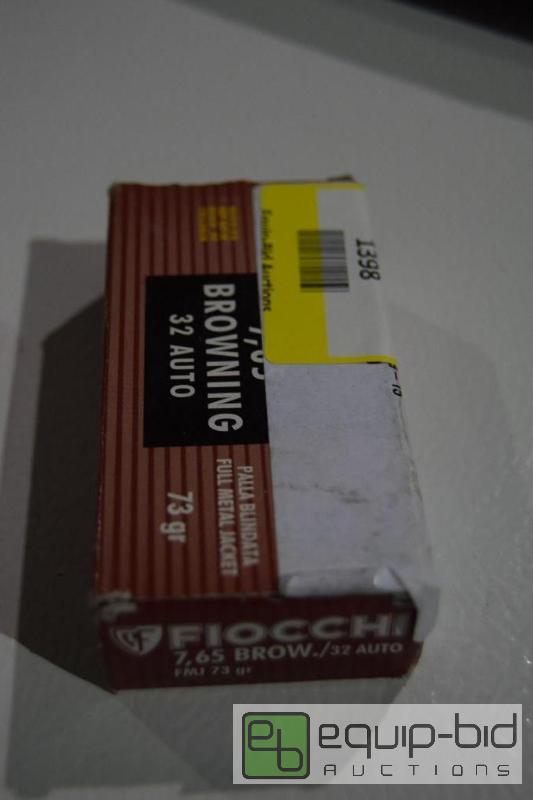 lot 1398 image: 50 rounds of 32 auto...