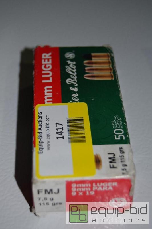 lot 1417 image: 50 rounds of 9mm...
