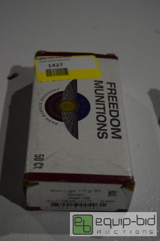 lot 1427 image: 50 rounds of 9mm...