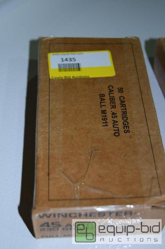 lot 1435 image: 50 rounds 45 Auto...