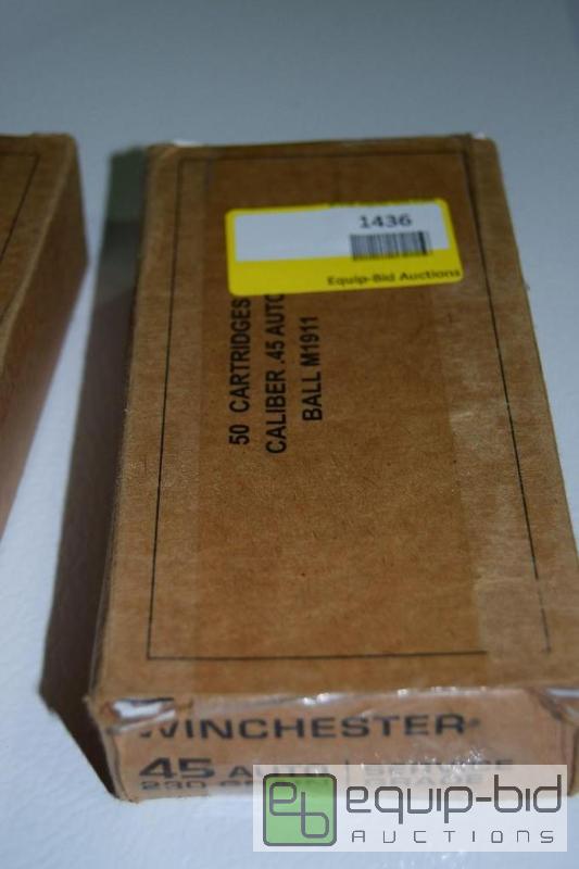 lot 1436 image: 50 rounds 45 Auto...