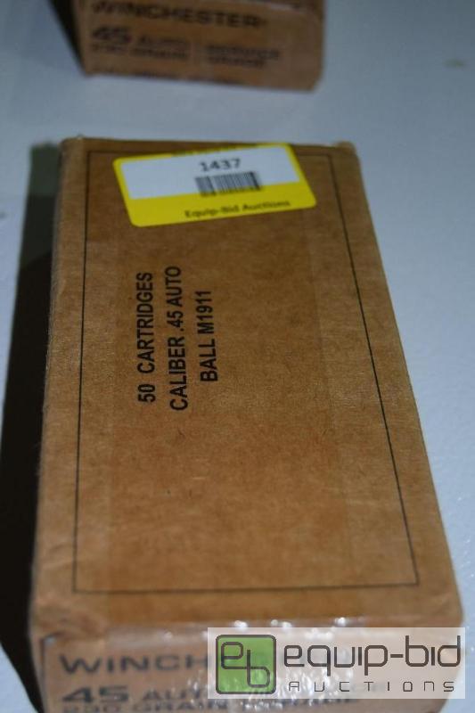 lot 1437 image: 50 rounds 45 Auto...