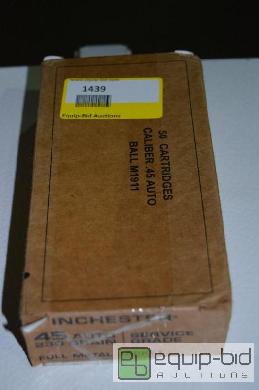 lot 1439 image: 50 rounds 45 Auto...