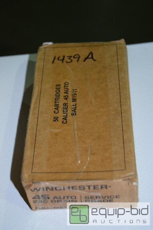lot 1439A image: 50 rounds 45 Auto...