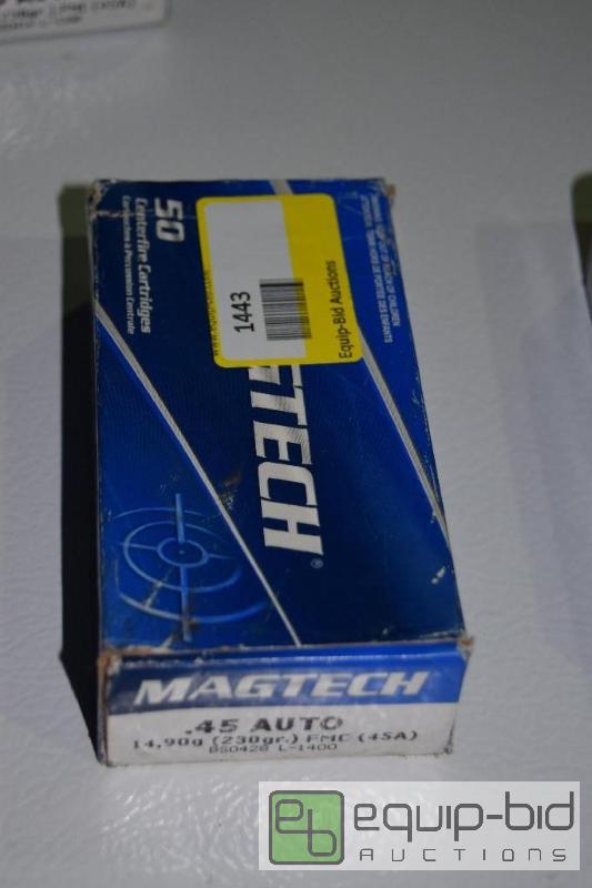 lot 1443 image: 50 rounds 45 Auto...