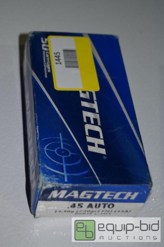 lot 1445 image: 50 rounds 45 Auto...