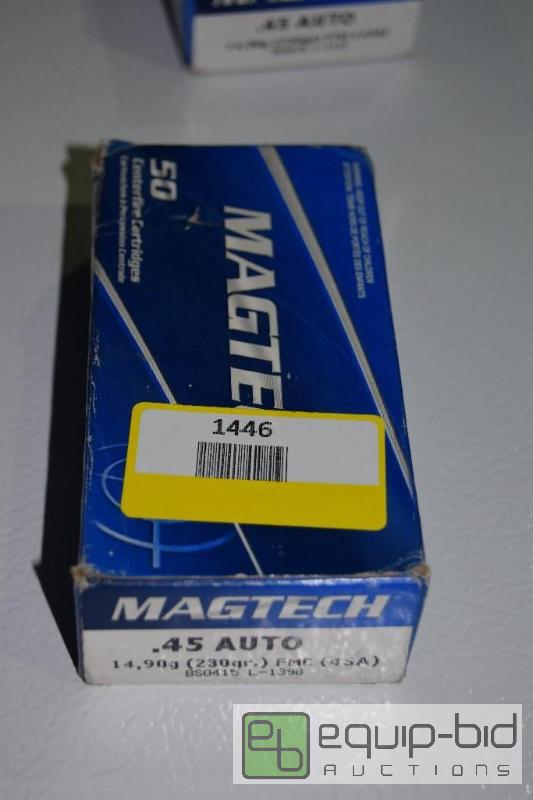 lot 1446 image: 50 rounds 45 Auto...