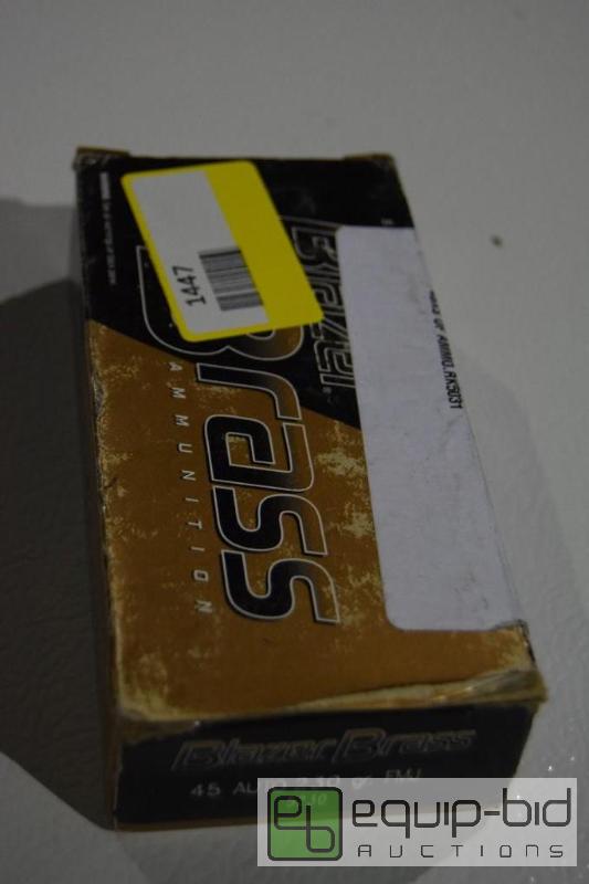 lot 1447 image: 50 rounds 45 Auto...