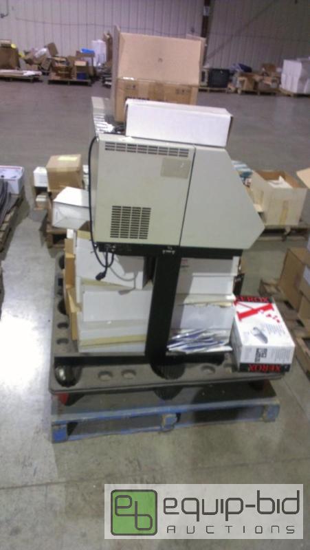 lot 1567 image: Pallet of toner, printer, Adhesive labels and...