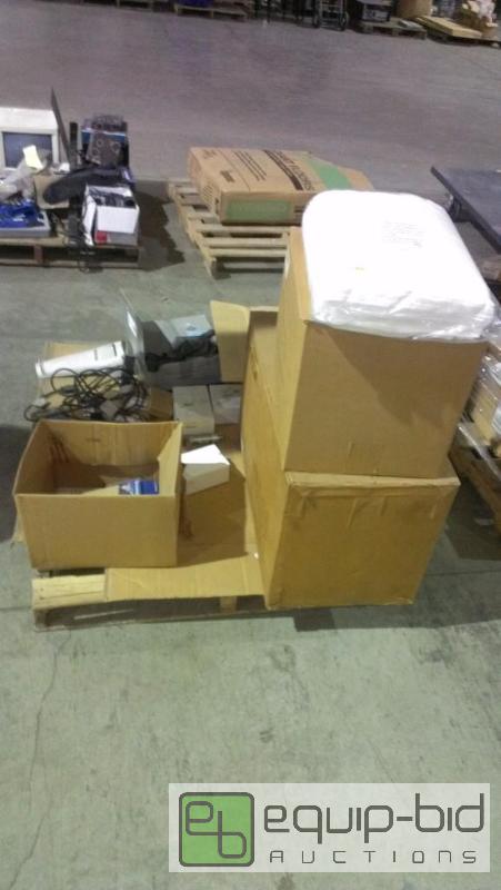 lot 1572 image: Bed pads Motorola phone clips of various elec...