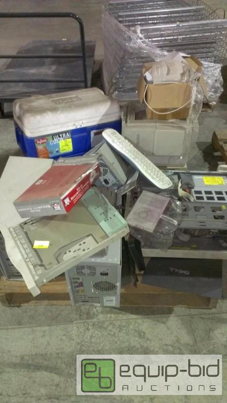 lot 1574 image: Various electronics and ice chest...