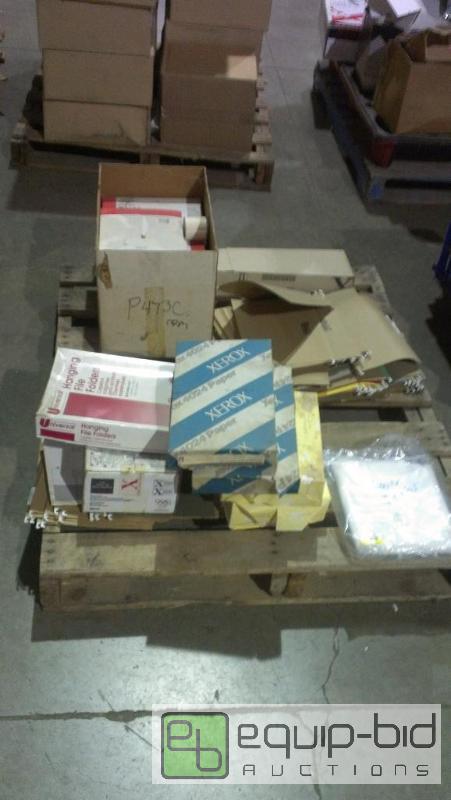 lot 1589 image: Various office supplies and paper...