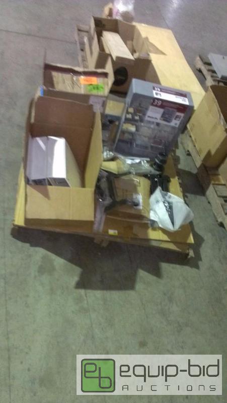 lot 1608 image: Pallet with Office Supplies, Organizers, Bind...