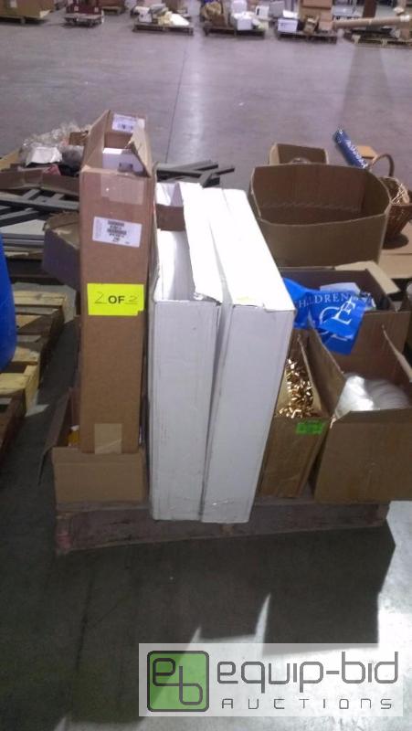 lot 1618 image: 3 Boxes of Floor Buffers, Box of Bows, Box of...