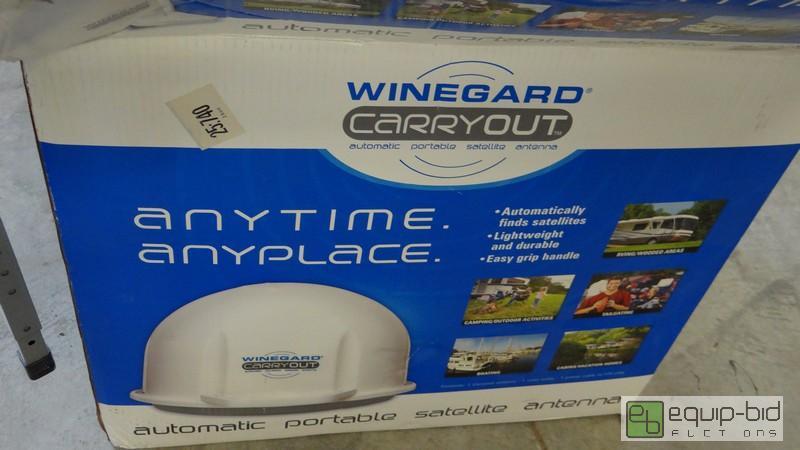 lot 1044 image: Winegard Carryout Portable Satellite Antenna