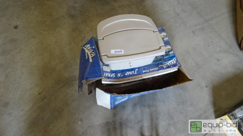 lot 1057 image: Wall Mount Hose Keeper And Jump And Spray Pool