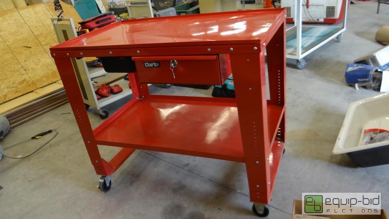 lot 1062 image: Clarke Rolling Work Table