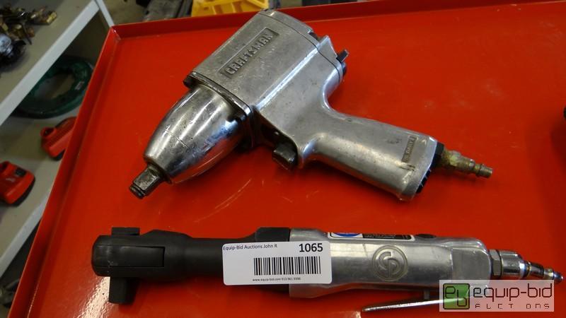 lot 1065 image: 12 Craftsman Impact And CP 38 Air Ratchet