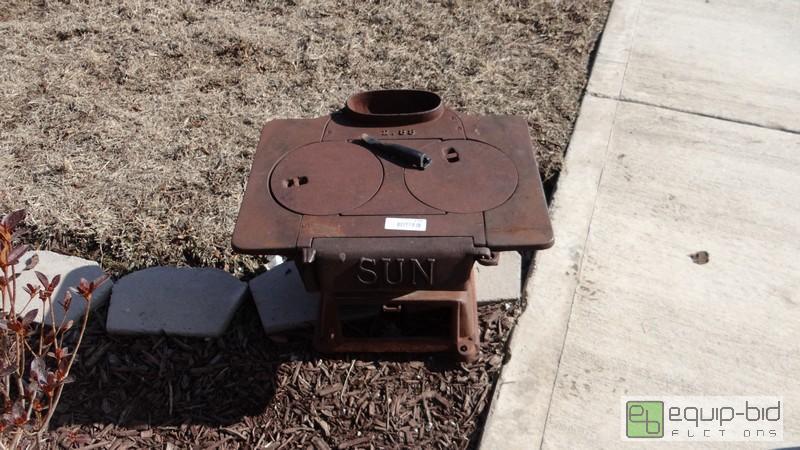 lot 1102 image: Small Antique Wood Stove