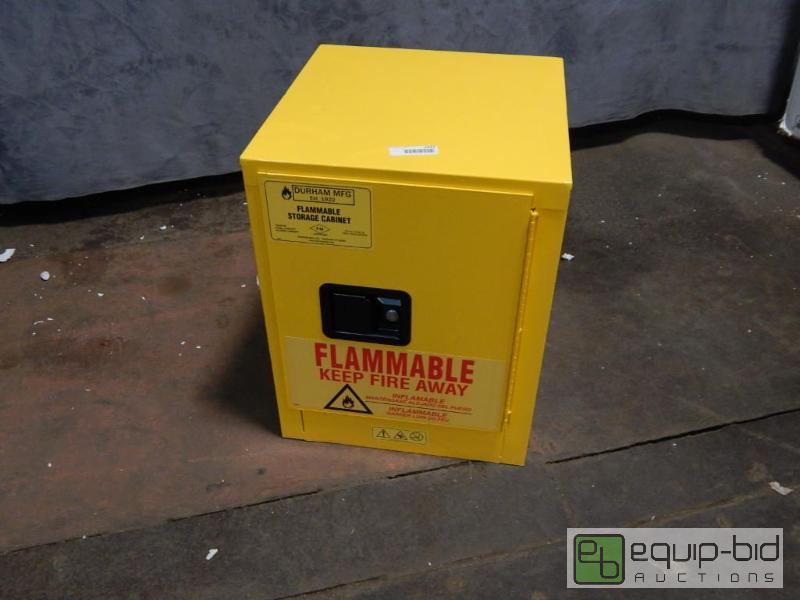lot 2422 image: Durham MFG Flammable Storage Cabinet