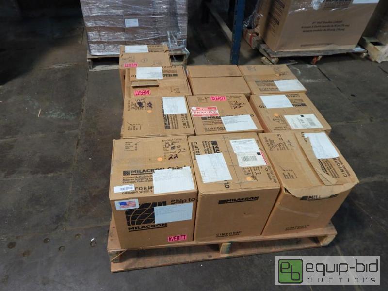 lot 2430 image: Large Lot of Milacron Grinding Wheels Various Sizes