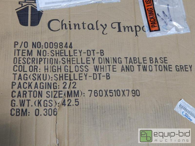 lot 2435 image: Chintaly Import Shelley Dining Table Base