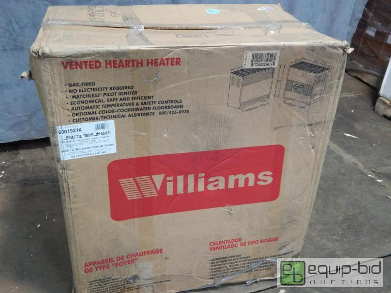 lot 2443 image: Williams Vented Hearth Heater