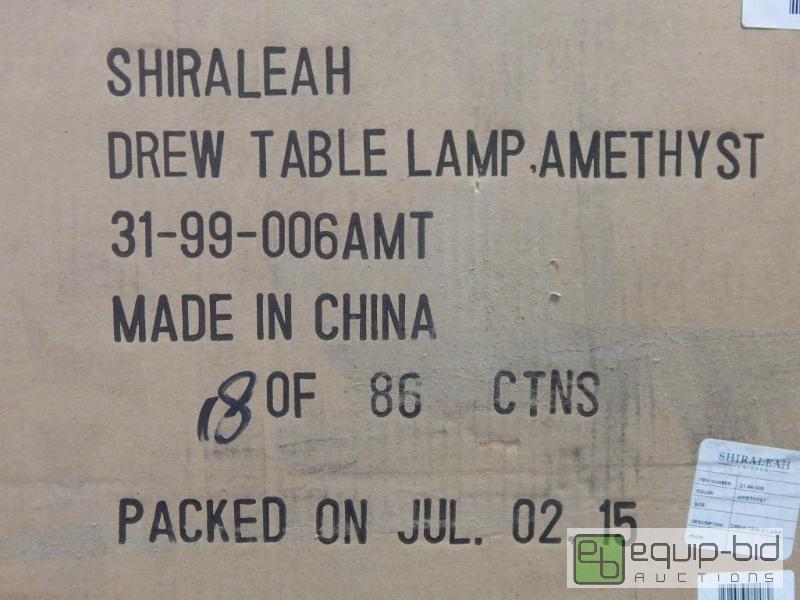 lot 2461 image: Lot of Lamps