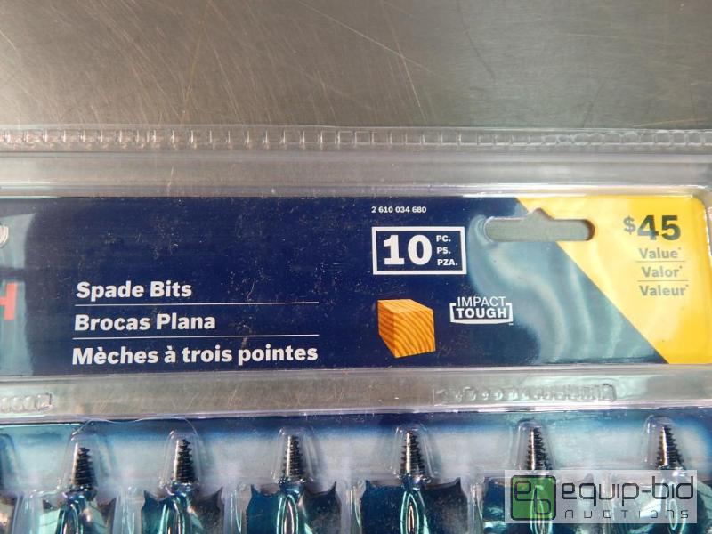 lot 2521 image: Set of Bosch Spade Drill Bits