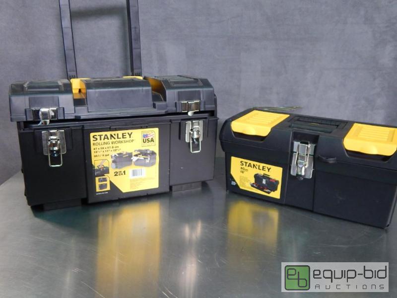 lot 2537 image: Lot of Stanley Tool Boxes