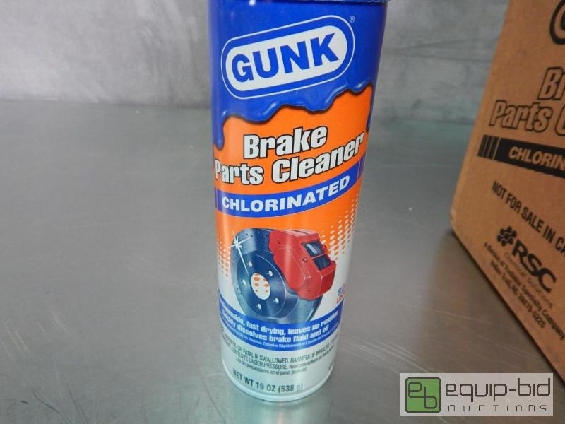 lot 2621 image: Case of Gunk Brake Parts Cleaner