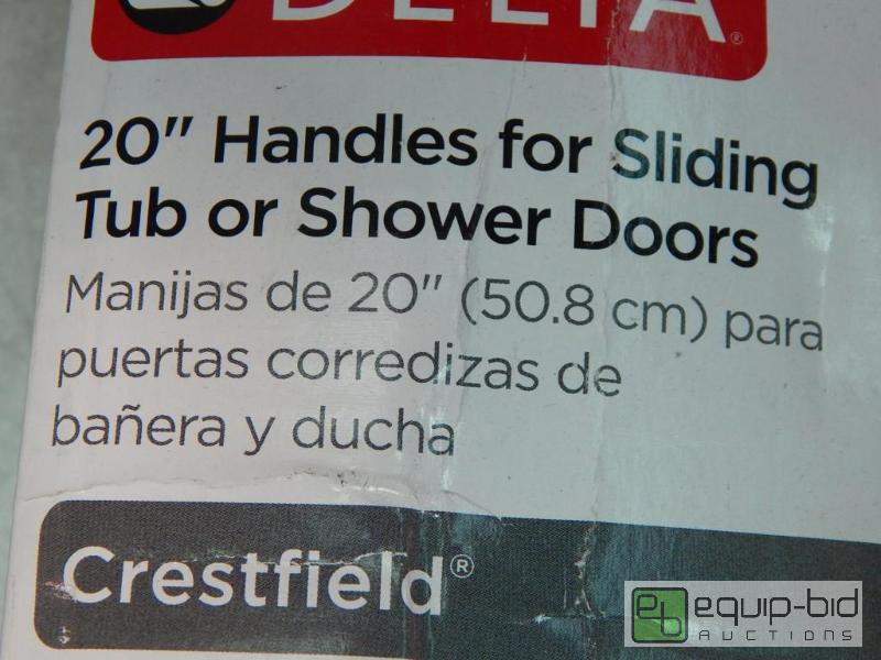 lot 2663 image: Shower Door Handles and Faucet