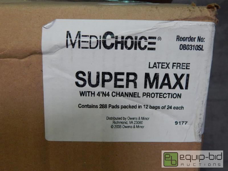 lot 2738 image: Case of MediChoice Super Maxi
