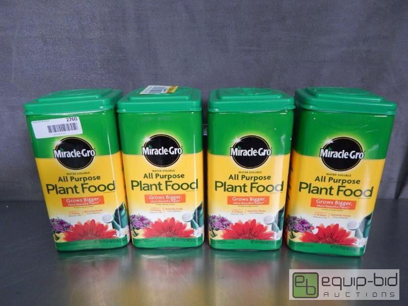 lot 2760 image: Lot of Miracle Gro Plant Food