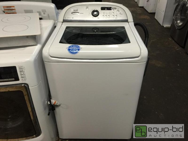 lot 5187 image: WHIRLPOOL 4.0 cu. ft. Cabrio Top Load Washer with Glass Lid