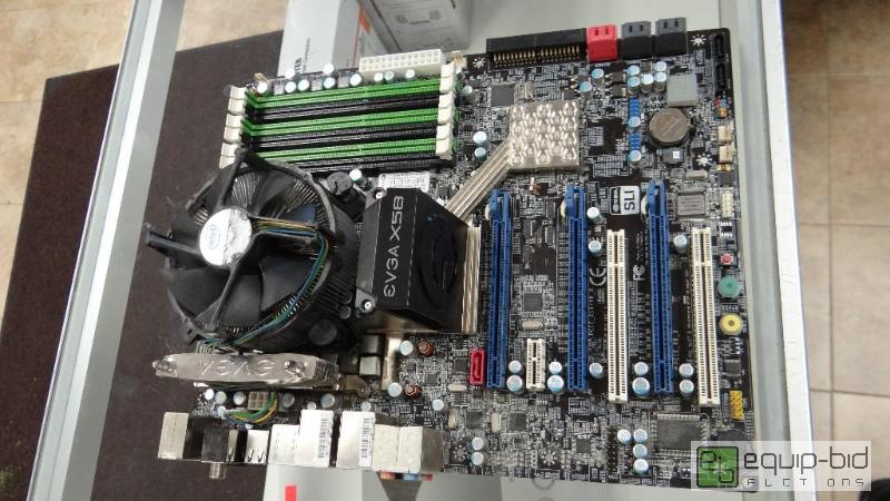 lot 115 image: PC Mother Board w Graphic Card