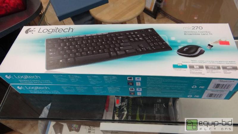 lot 165 image: Logitech  Wireless Combo Mouse & Keyboard