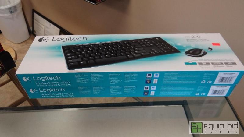 lot 166 image: Logitech  Wireless Combo Mouse & Keyboard