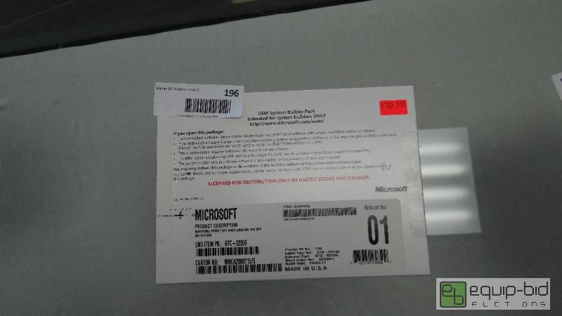 lot 196 image: Lot of Microsoft Windows Disc