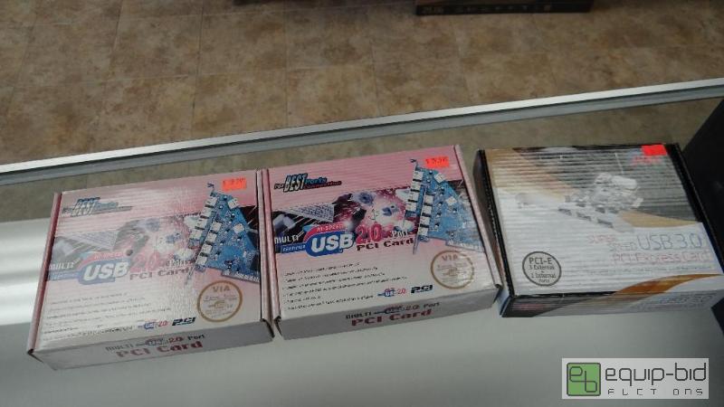 lot 202 image: Lot of 3 USB  PCI Cards