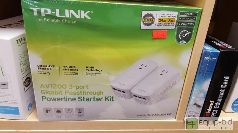 lot 3148 image: TP Link Powerline Starter Kit