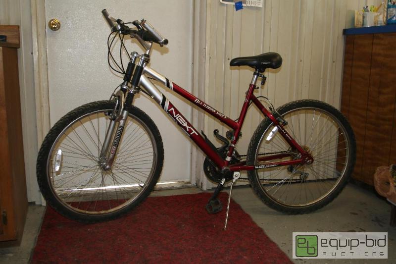 lot 2010 image: Next brand 21 speed bicycle, all terrain shoc...