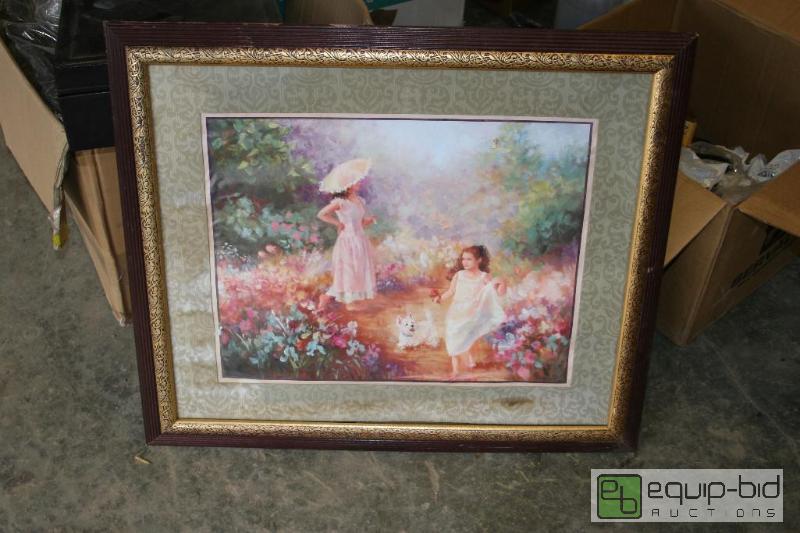 lot 2038 image: Picture with 24x27 wood frame...