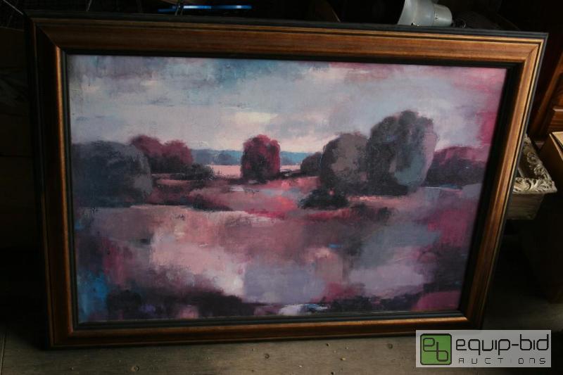 lot 2044 image: Picture in wood frame 31x42...