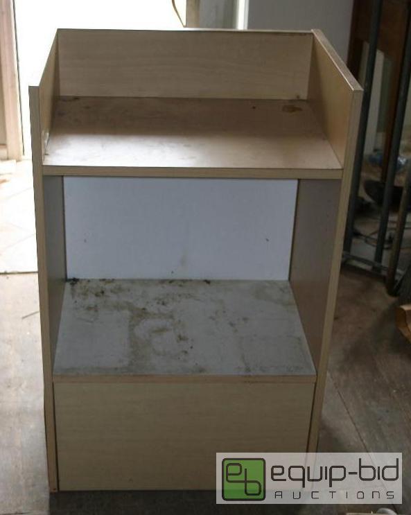 lot 2049 image: Cash register shelf 38&quottall, 19&quotdee...